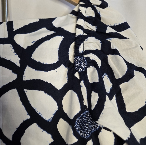 INC International Concepts Puff Sleeve Tiered Midi Dress | Size M NWT - Picture 7 of 12